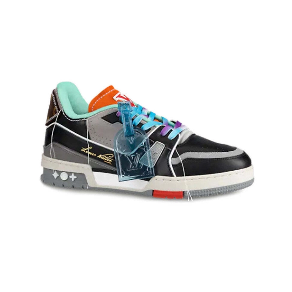 Louis Vuitton Trainers Teal Multi-color,LV Trainer