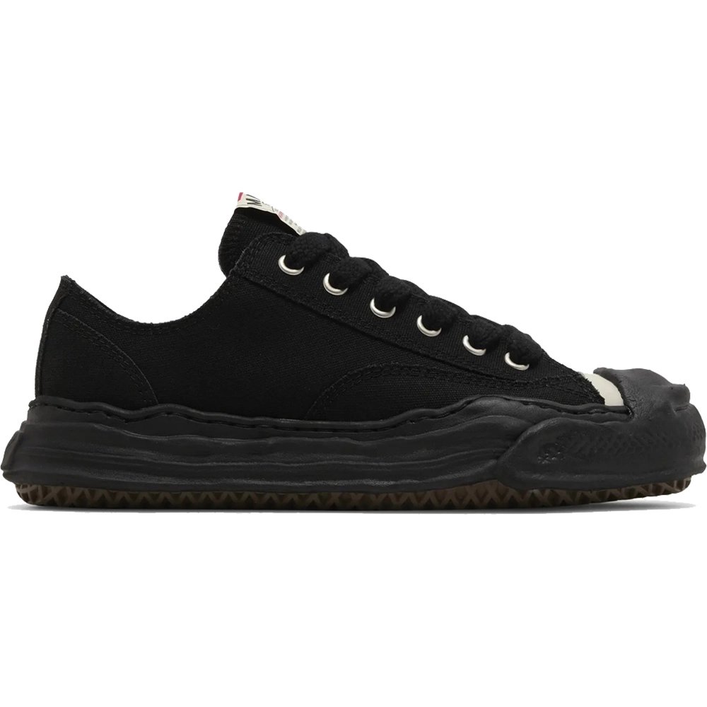 Maison Mihara Yasuhiro Hank OG Sole Canvas Low Black,MAISON MIHARA YASUHIRO