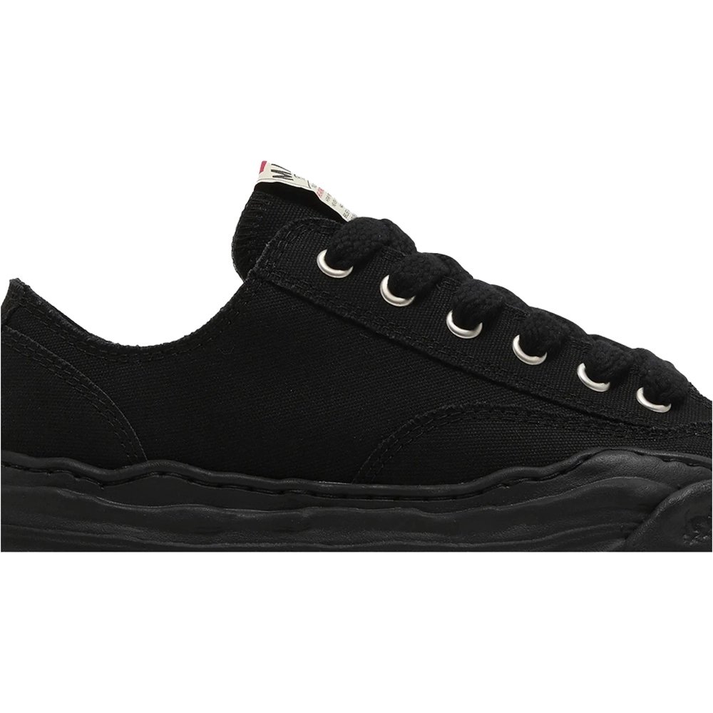 Maison Mihara Yasuhiro Hank OG Sole Canvas Low Black,MAISON MIHARA YASUHIRO