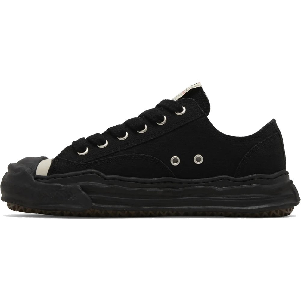 Maison Mihara Yasuhiro Hank OG Sole Canvas Low Black,MAISON MIHARA YASUHIRO