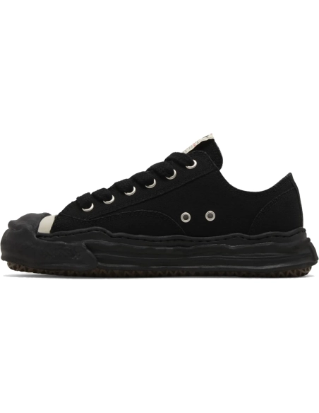 Maison Mihara Yasuhiro Hank OG Sole Canvas Low Black,MAISON MIHARA YASUHIRO