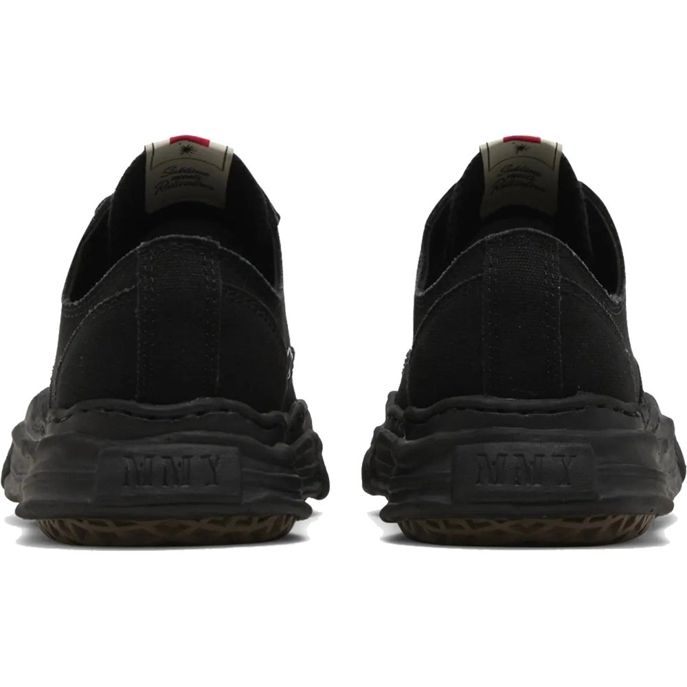 Maison Mihara Yasuhiro Hank OG Sole Canvas Low Black,MAISON MIHARA YASUHIRO