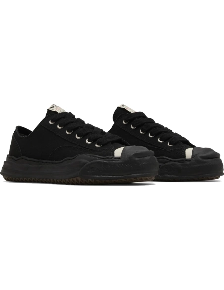 Maison Mihara Yasuhiro Hank OG Sole Canvas Low Black,MAISON MIHARA YASUHIRO