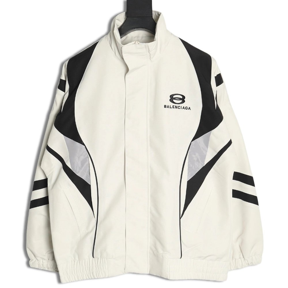 Balenciaga paneled track jacket,Balenciaga