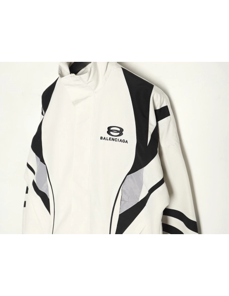 Balenciaga paneled track jacket,Balenciaga