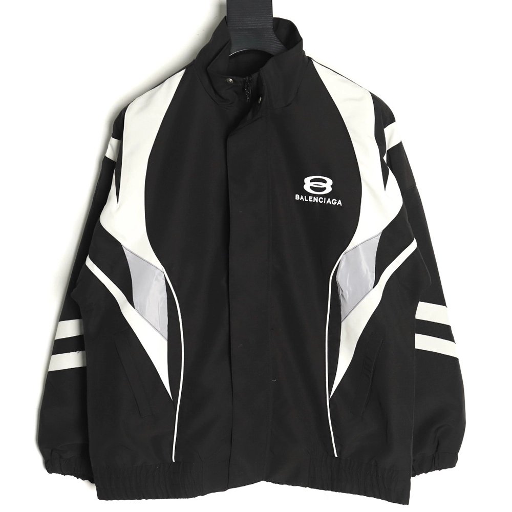 Balenciaga paneled track jacket TSK1,Balenciaga
