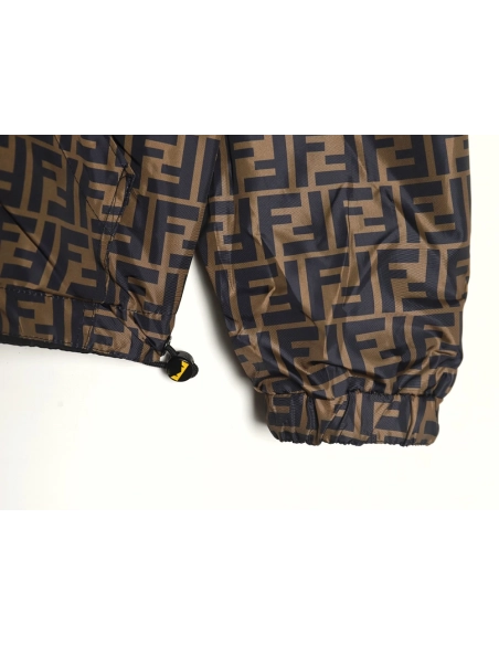 Fendi monogram FF full print double-sided windbreaker zipper jacket,Fendi