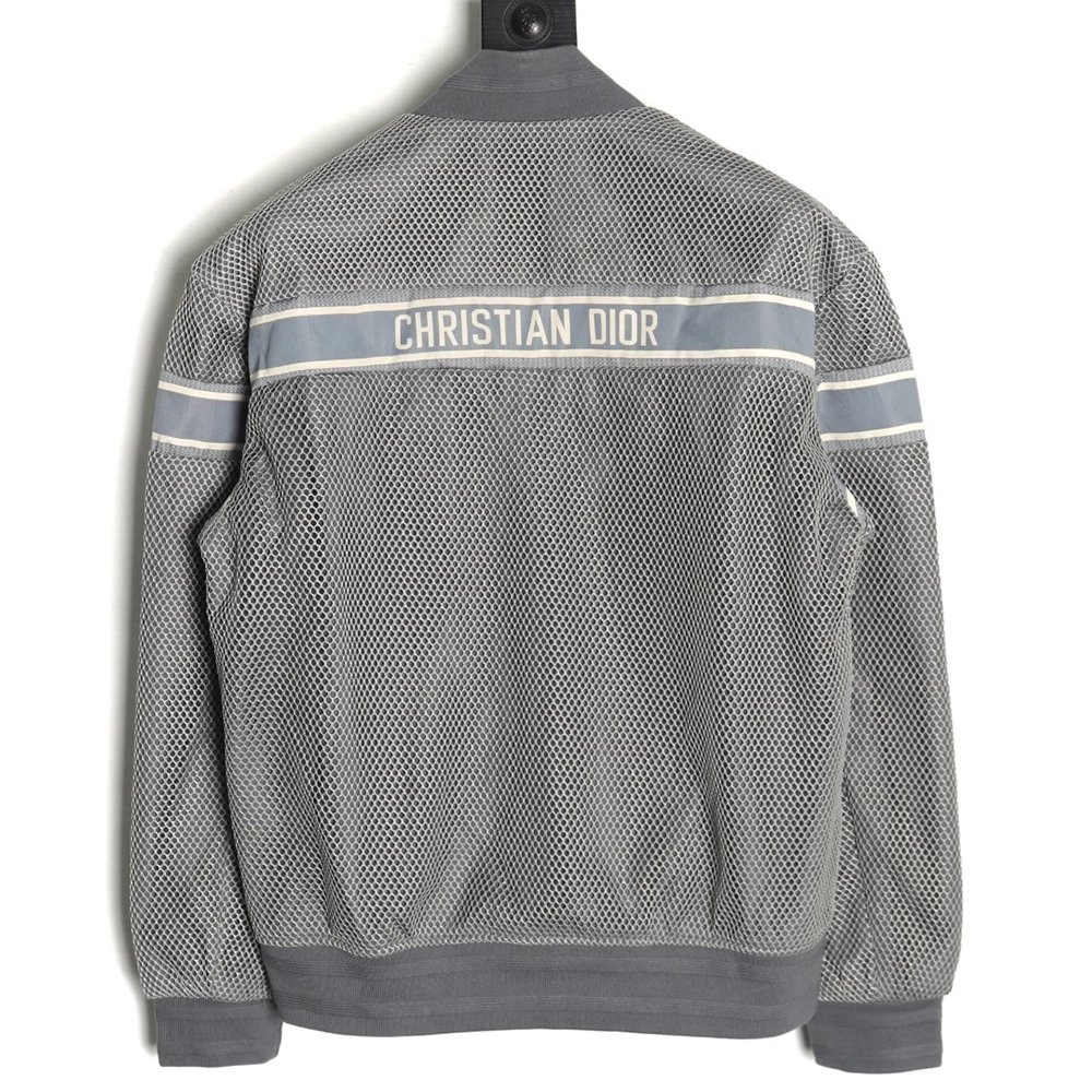 Dior mesh webbing baseball jacket,Dior
