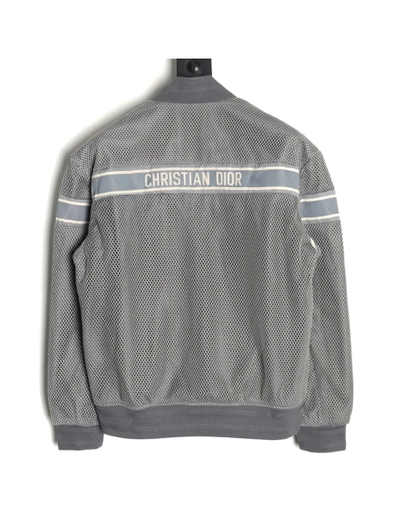 Dior mesh webbing baseball jacket,Dior