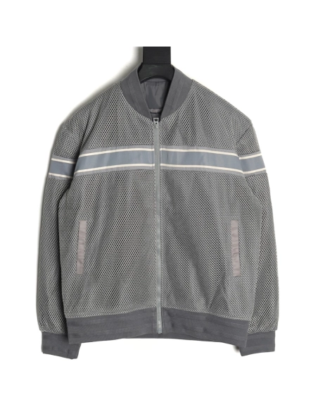 Dior mesh webbing baseball jacket,Dior