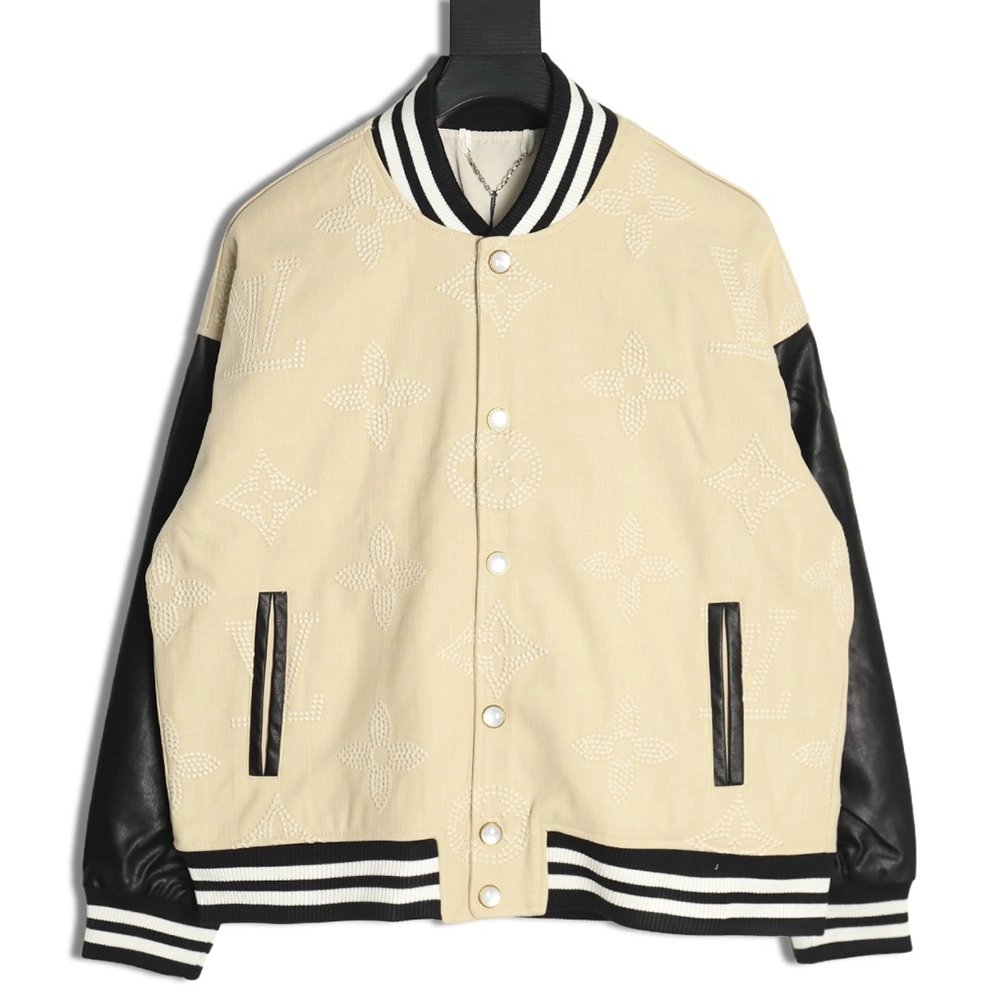 Louis Vuitton Pearl Presbyopia Baseball Jacket,Louis Vuitton