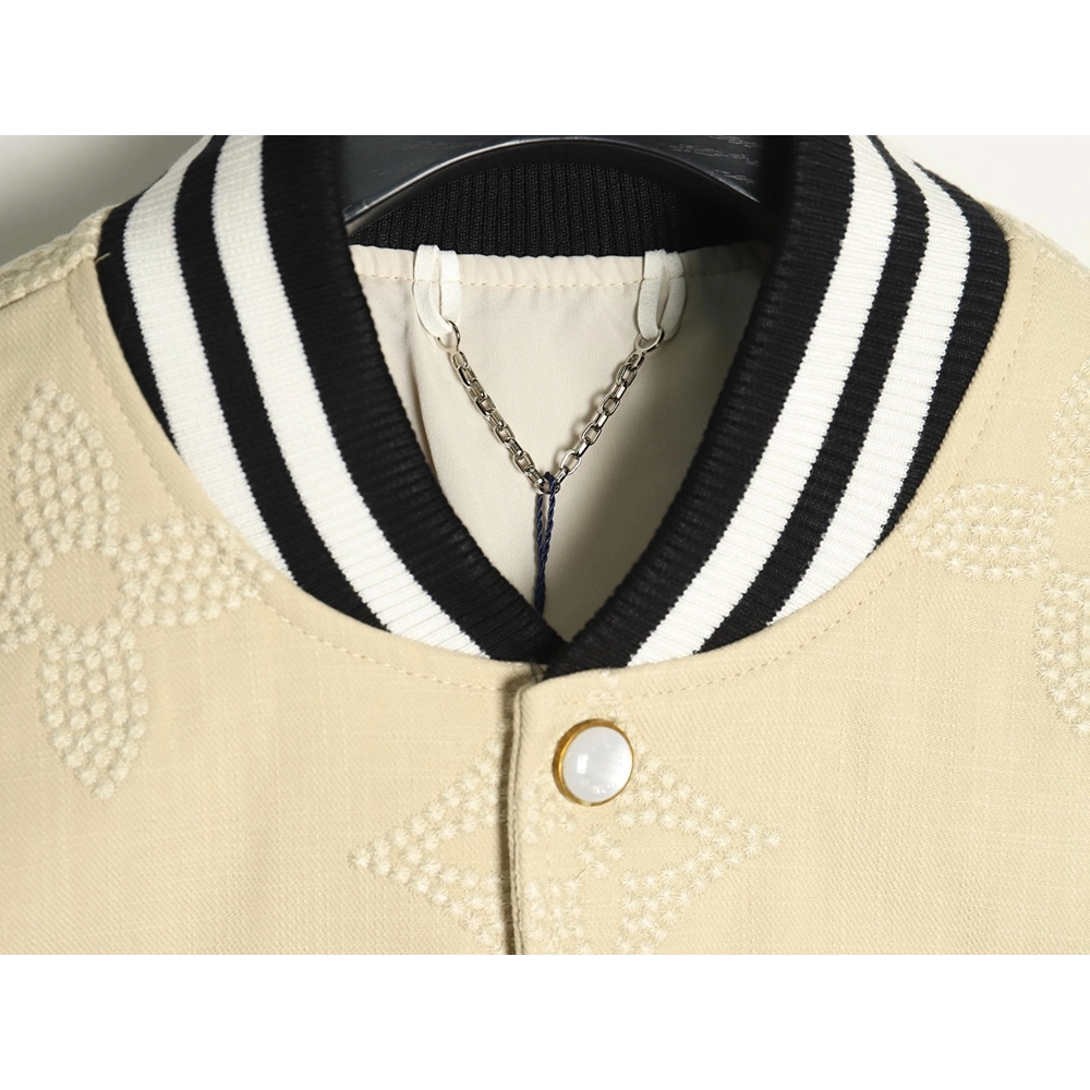 Louis Vuitton Pearl Presbyopia Baseball Jacket,Louis Vuitton