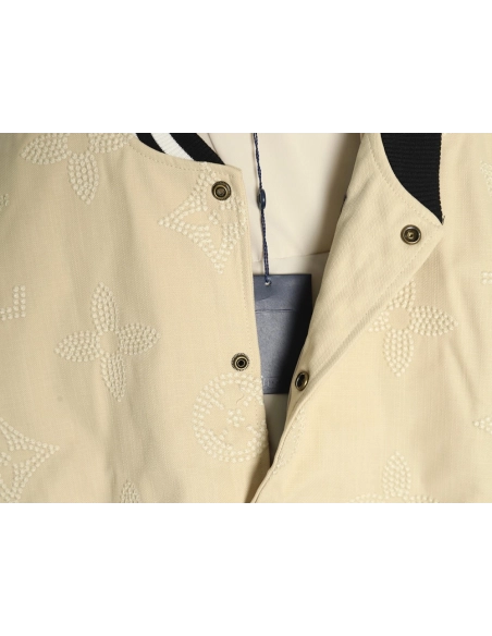 Louis Vuitton Pearl Presbyopia Baseball Jacket,Louis Vuitton
