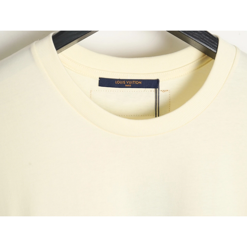 Louis Vuitton fake pocket letter printed short sleeves,Louis Vuitton
