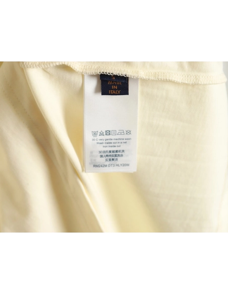 Louis Vuitton fake pocket letter printed short sleeves,Louis Vuitton