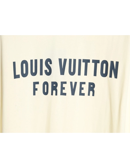 Louis Vuitton fake pocket letter printed short sleeves,Louis Vuitton