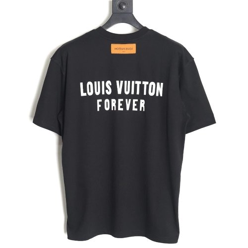 Louis Vuitton fake pocket letter printed short sleeves TSK1,Louis Vuitton