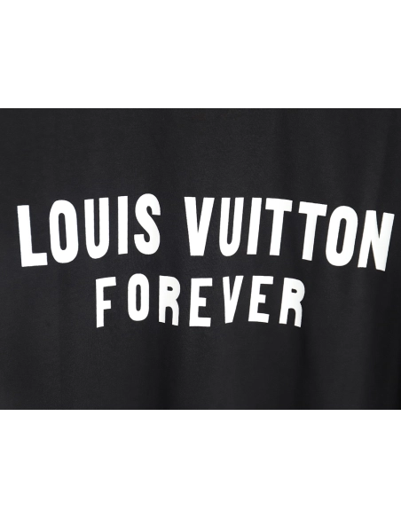 Louis Vuitton fake pocket letter printed short sleeves TSK1,Louis Vuitton