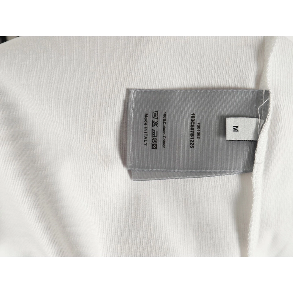 Dior lettering embroidered short sleeve T-shirt,Dior