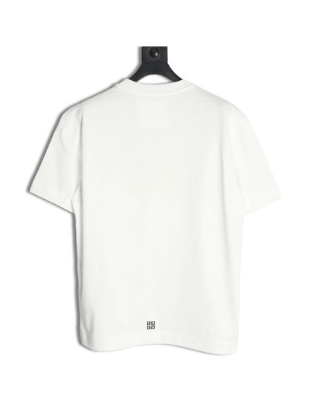Givenchy hollow arc letter embroidered short-sleeved T-shirt,Givenchy