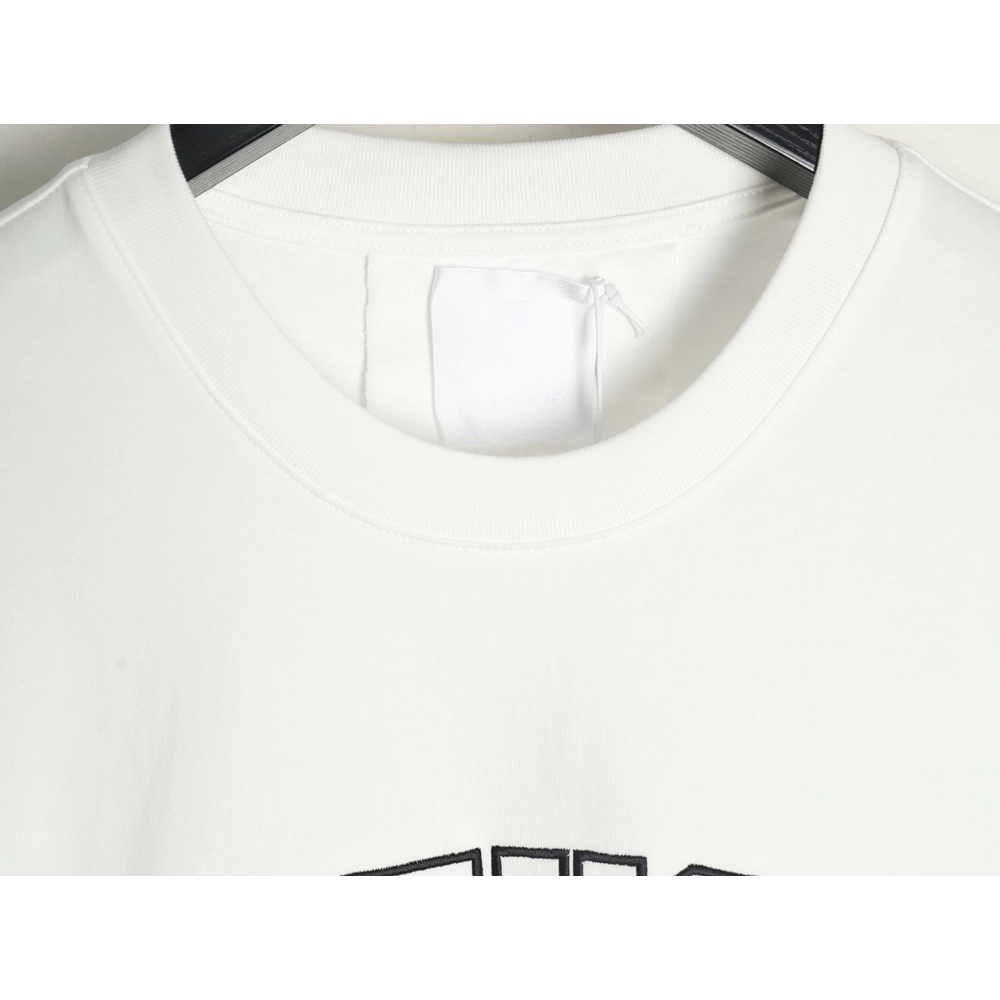 Givenchy hollow arc letter embroidered short-sleeved T-shirt,Givenchy