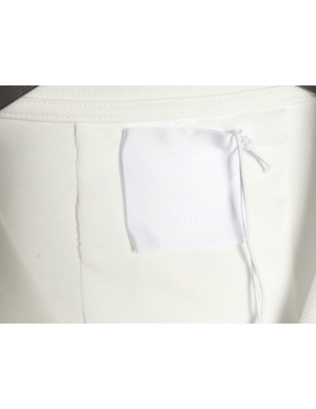 Givenchy hollow arc letter embroidered short-sleeved T-shirt,Givenchy