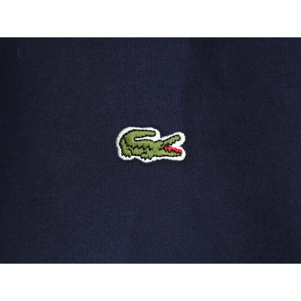 Lacoste crocodile embroidered logo fleece zip-up jacket TSK4,Lacoste