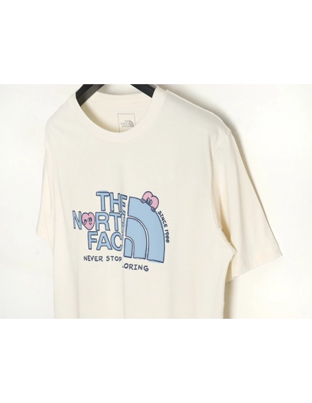 The North face heart print short-sleeved T-shirt,The North Face