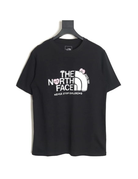 The North face heart print short-sleeved T-shirt TSK1,The North Face