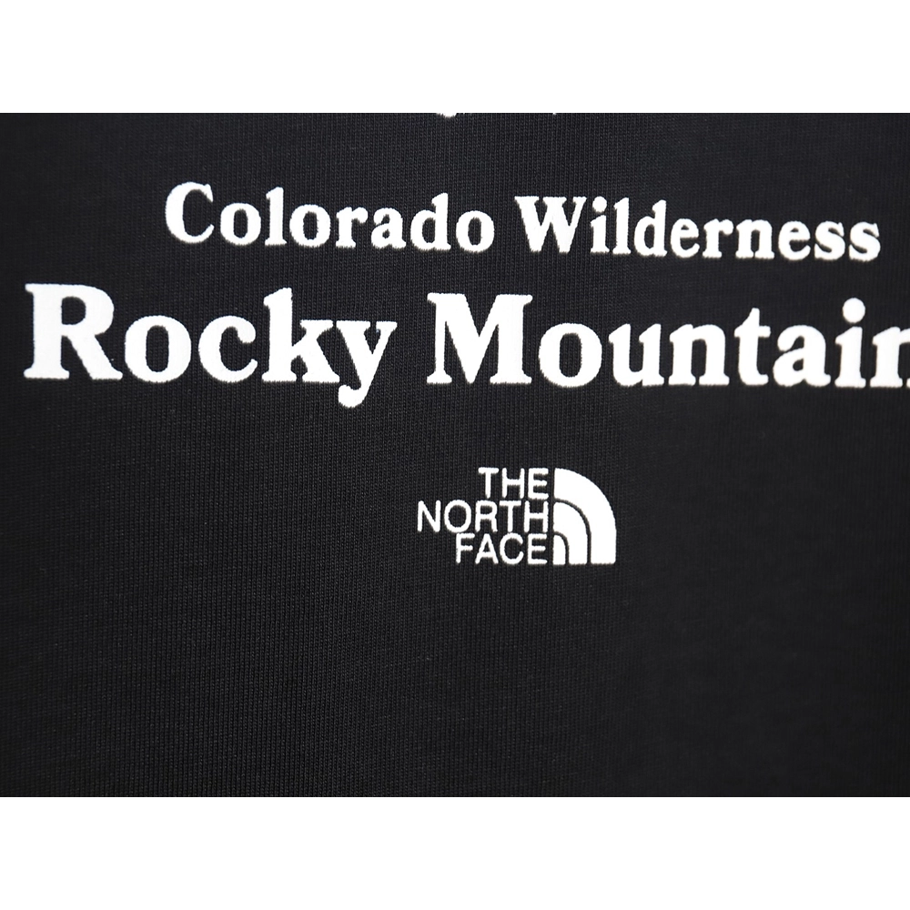 The North face snow mountain forest print short-sleeved T-shirt TSK1,The North Face