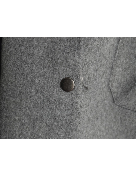 Prada Cashmere Triangle Logo Shirt Jacket,Prada