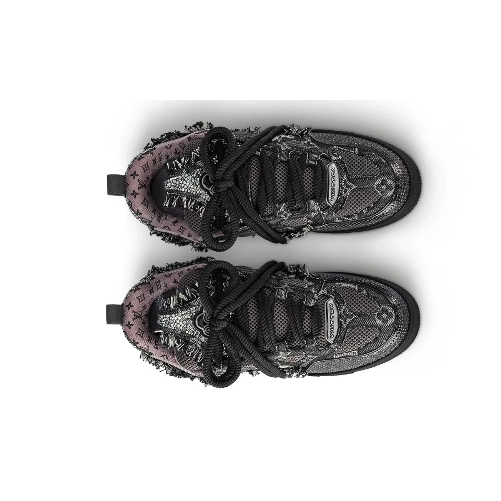 Louis Vuitton Skate Trainer Black Swarovski Monogram