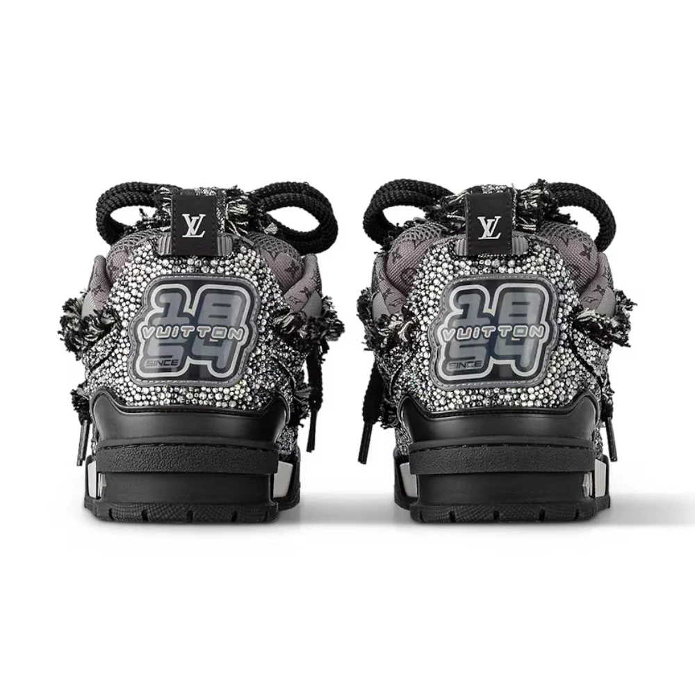 Louis Vuitton Skate Trainer Black Swarovski Monogram