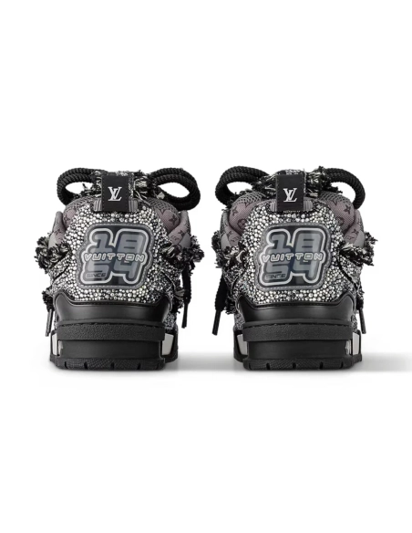 Louis Vuitton Skate Trainer Black Swarovski Monogram
