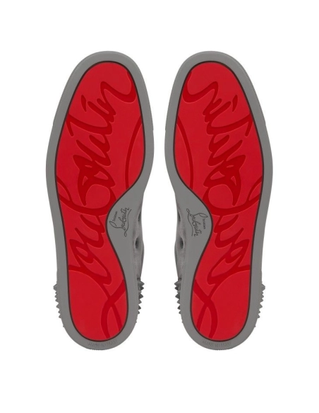 Discount Christian Louboutin Seavaste 2 Sneakers Veau Velours Smoke Grey Outlet