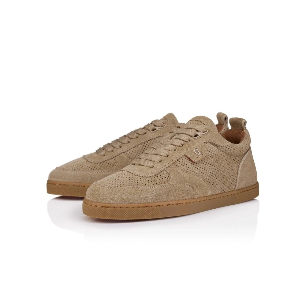 Christian Louboutin Tutti Rui Men Sneakers Reversed Calf Leather Saharienne