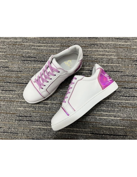 Cheap Christian Louboutin Fun Vieira Sneakers Leather Taro Sale Online