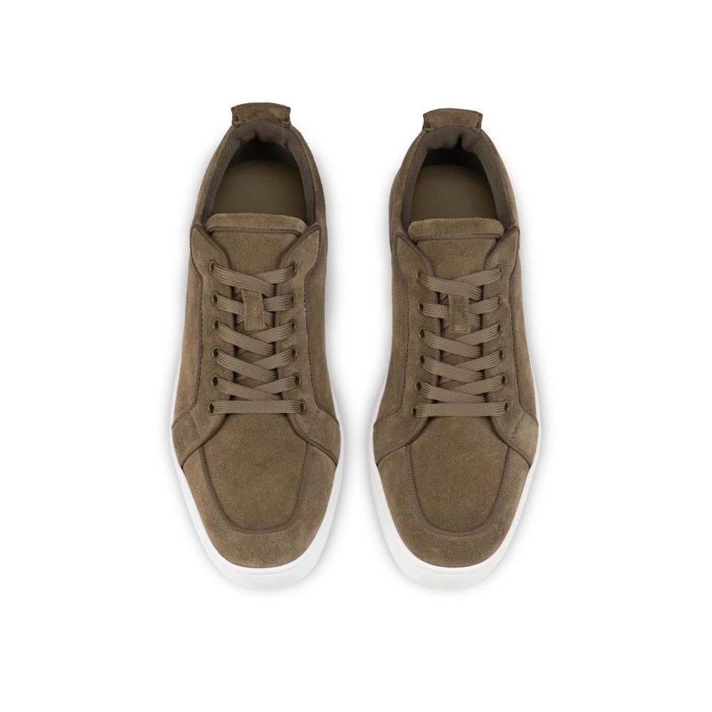 Replica Christian Louboutin Rantulow Sneakers Reversed Calf Leather Silex