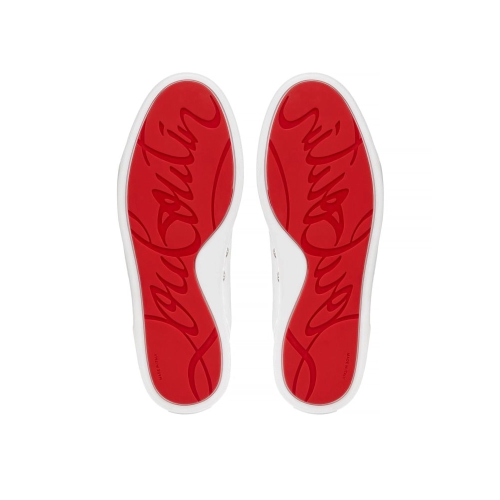 Cheap Christian Louboutin Toy Toy Men Sneakers Calf Leather White Sale Online