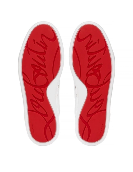 Cheap Christian Louboutin Toy Toy Men Sneakers Calf Leather White Sale Online