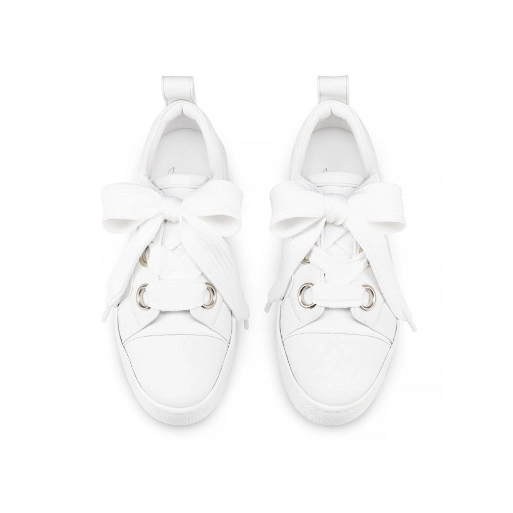Cheap Christian Louboutin Toy Toy Men Sneakers Calf Leather White Sale Online