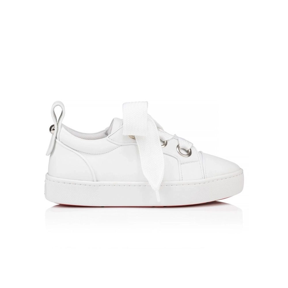 Cheap Christian Louboutin Toy Toy Men Sneakers Calf Leather White Sale Online