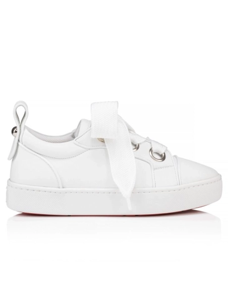 Cheap Christian Louboutin Toy Toy Men Sneakers Calf Leather White Sale Online