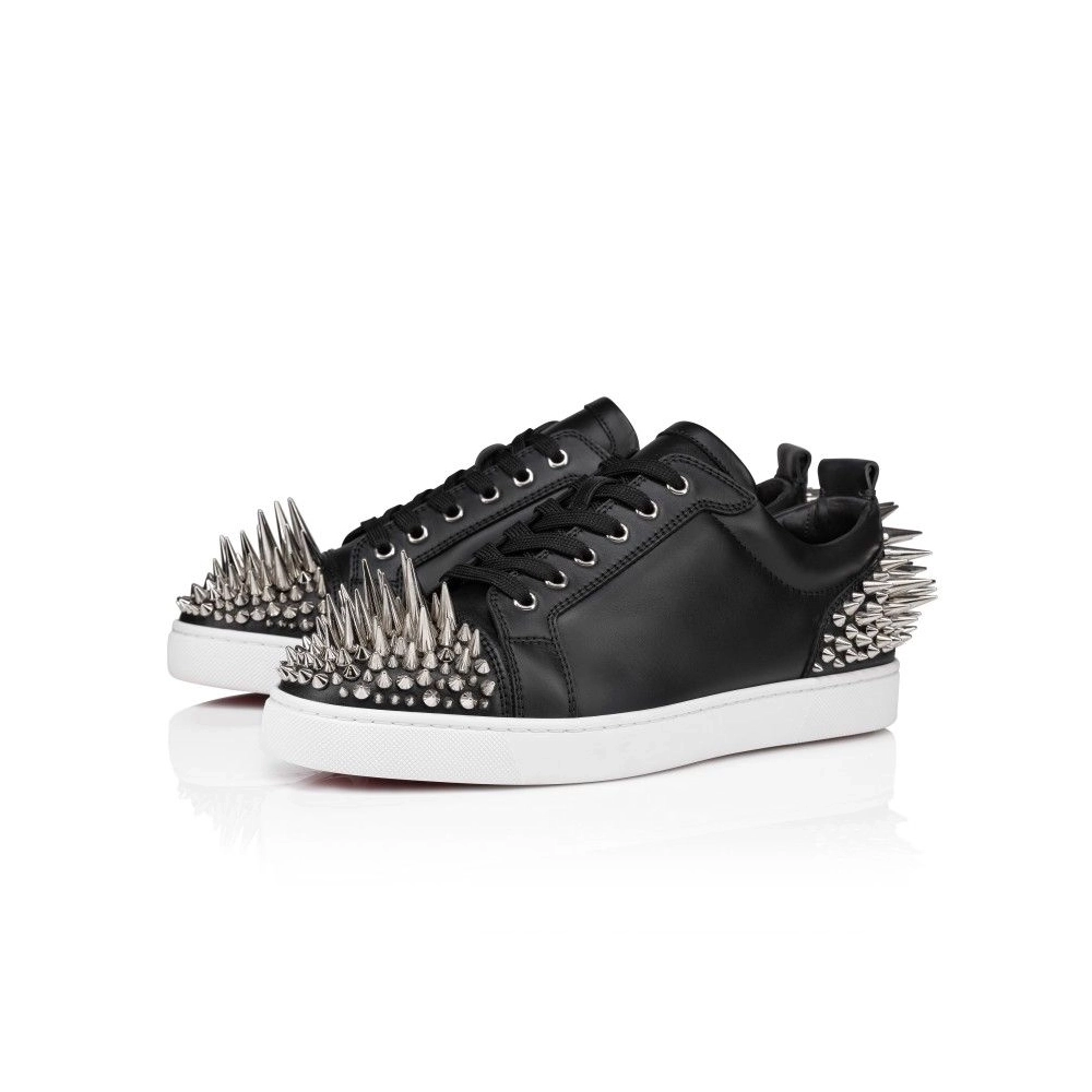 Fake Christian Louboutin Seavaste Estepic 2 Sneakers Calf Leather Black