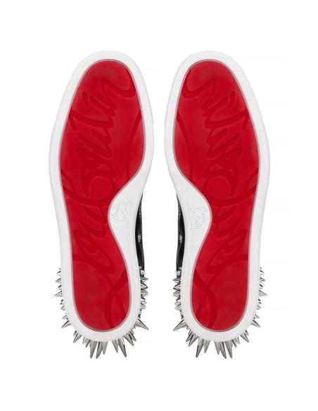 Fake Christian Louboutin Seavaste Estepic 2 Sneakers Calf Leather Black