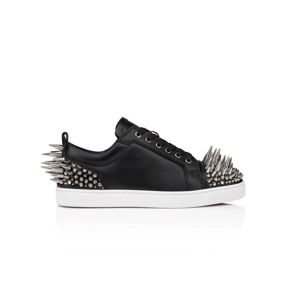 Fake Christian Louboutin Seavaste Estepic 2 Sneakers Calf Leather Black