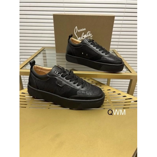 Fake Christian Louboutin Happyrui Flat Sneakers Calfskin Black, Replica Oakley Sunglasses
