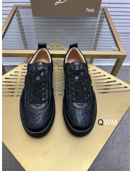 Fake Christian Louboutin Happyrui Flat Sneakers Calfskin Black, Replica Oakley Sunglasses