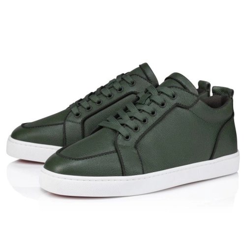 Replica Christian Louboutin Rantulow Sneakers Calf Leather Tennessee, Fake CL Shoes