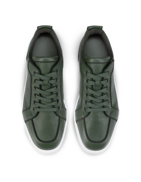 Replica Christian Louboutin Rantulow Sneakers Calf Leather Tennessee, Fake CL Shoes